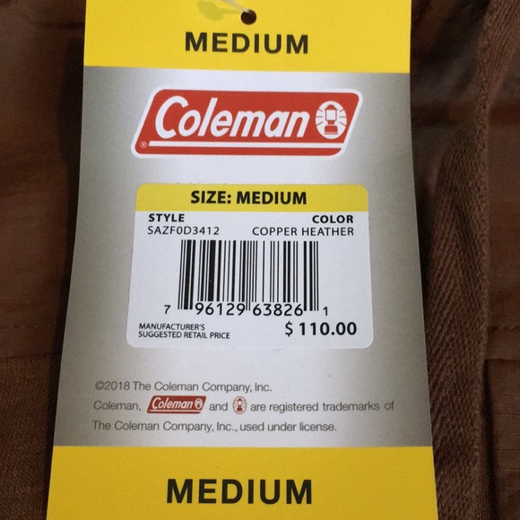 NWTs Coleman Men’s Hooded Sherpa lined jacket Sz M - Picture 5 of 16